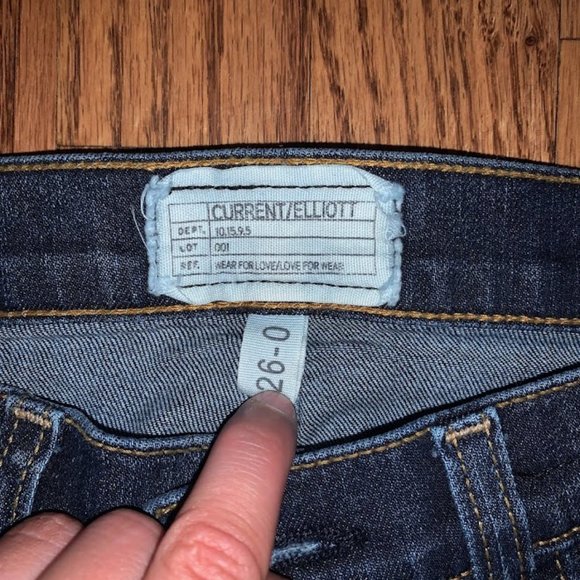 Current/Elliot The Ankle Skinny Jeans Size 26/0 - Picture 8 of 8